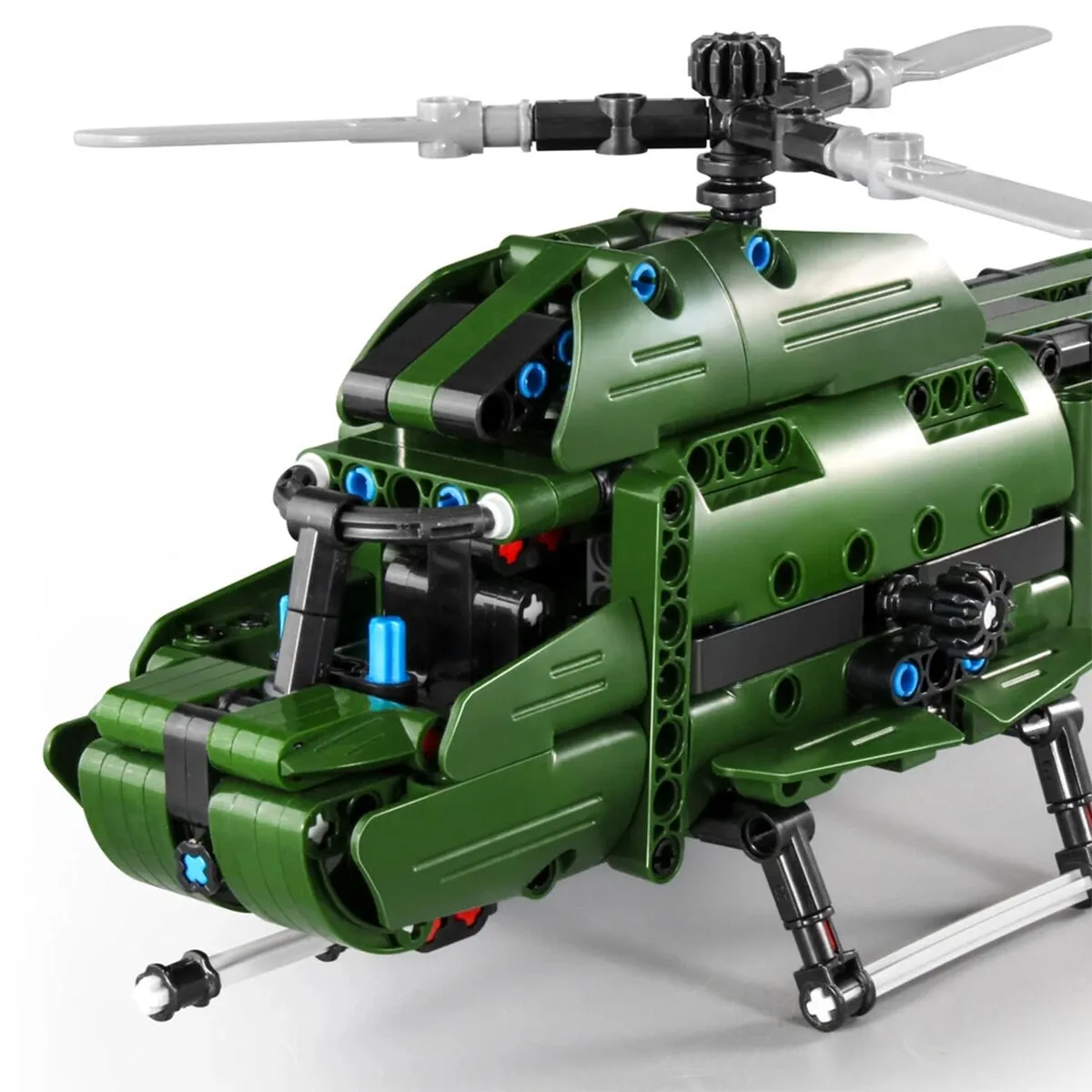 Askeri Nakliye Helikopteri 2in1 394 Parça — görsel 3