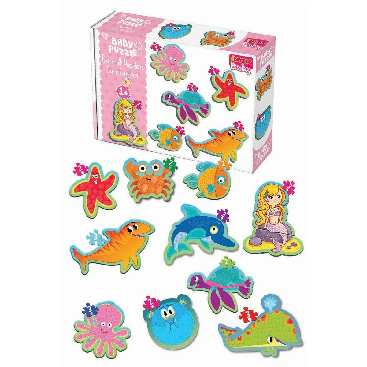 Baby Puzzle Benim İlk Puzzlem Deniz Canlıları
