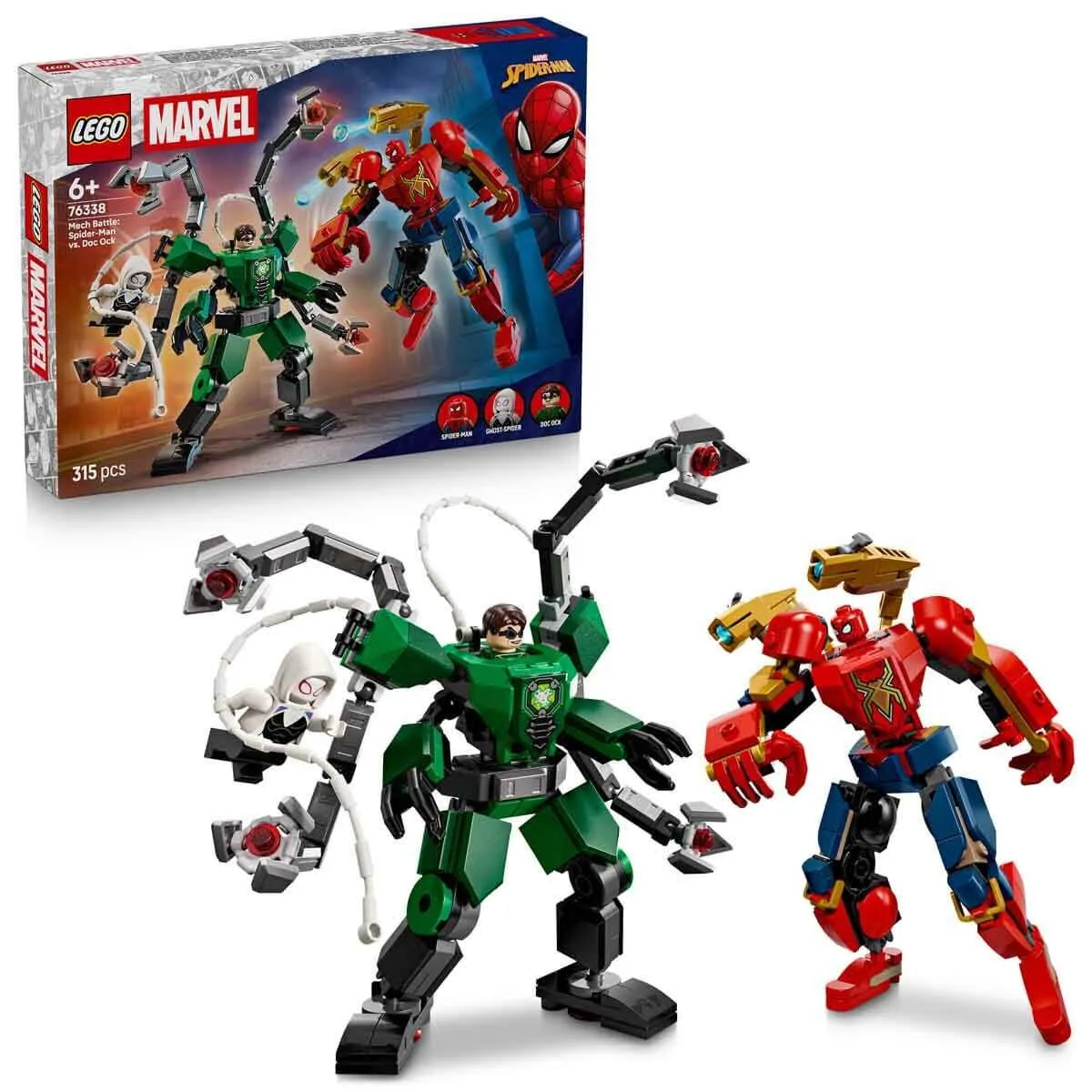 Lego Marvel Robot Savaşı: Spider-Man, Doktor Oktopusa Karşı 315 parça +6 y — görsel 6