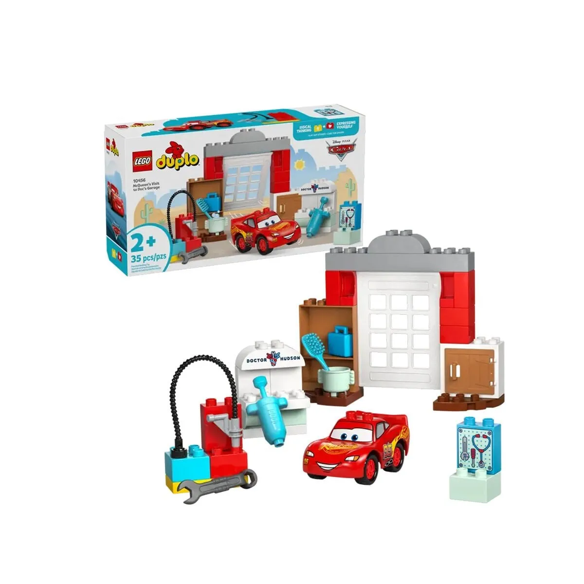 Lego Duplo McQueen'in Doc'un Garajını Ziyareti 35 parça +2 yaş — görsel 6