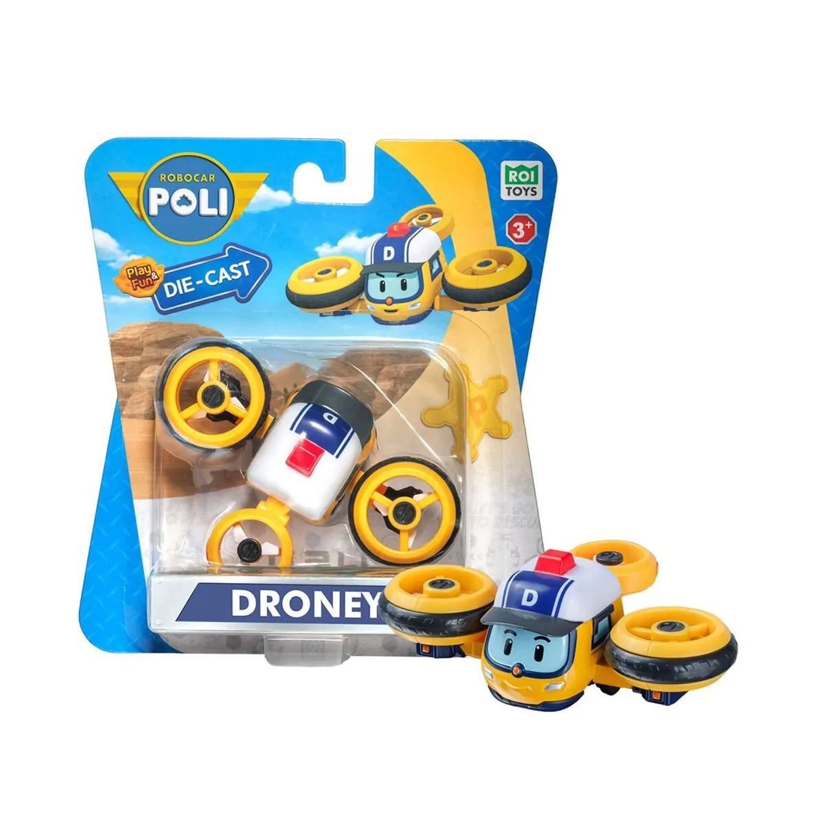 Robocar Poli Metal Araç Karakter Figürler Asorti — görsel 2