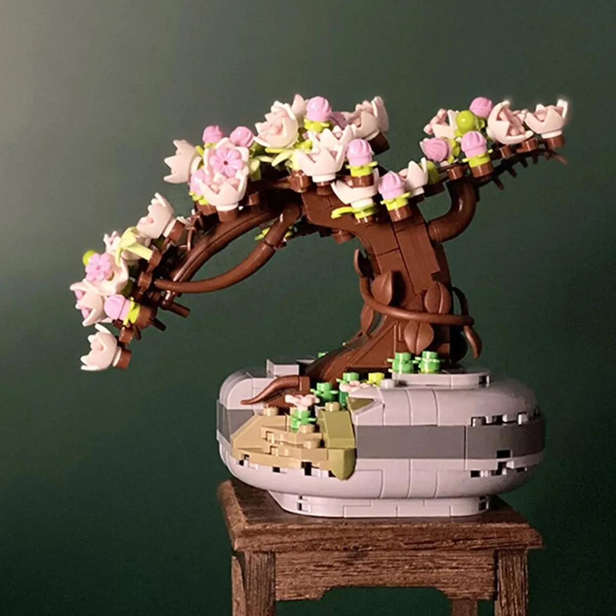 LOZ Eternal Flowers Pembe Sakura Kiraz Ağacı 426 Parça Yapım Seti — görsel 2