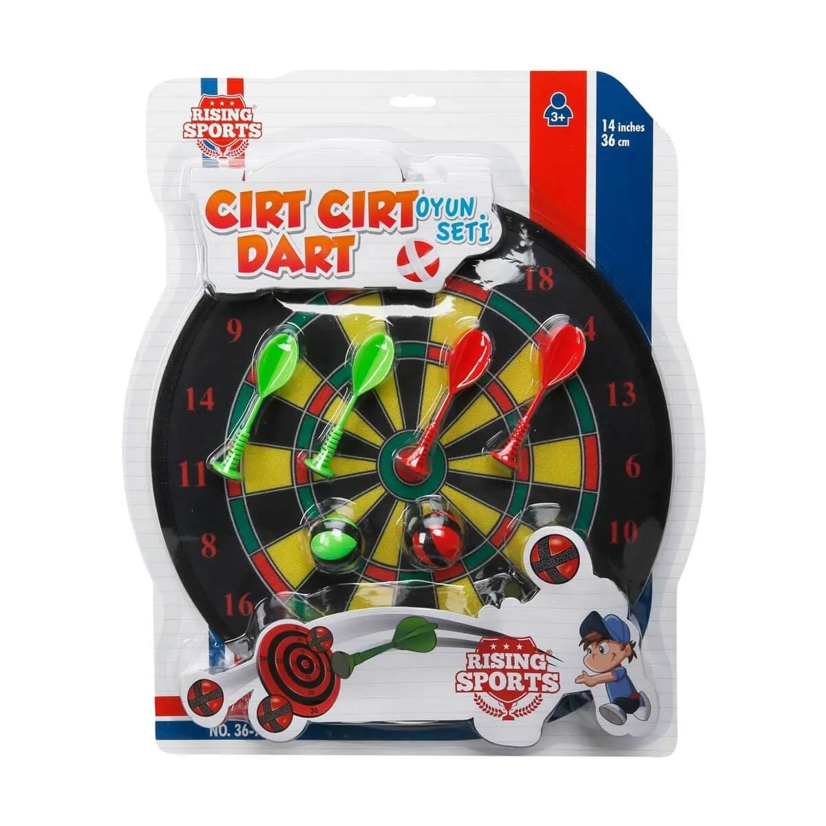 Cırt Cırt Dart - İğnesiz Dart Seti 36 cm — görsel 3