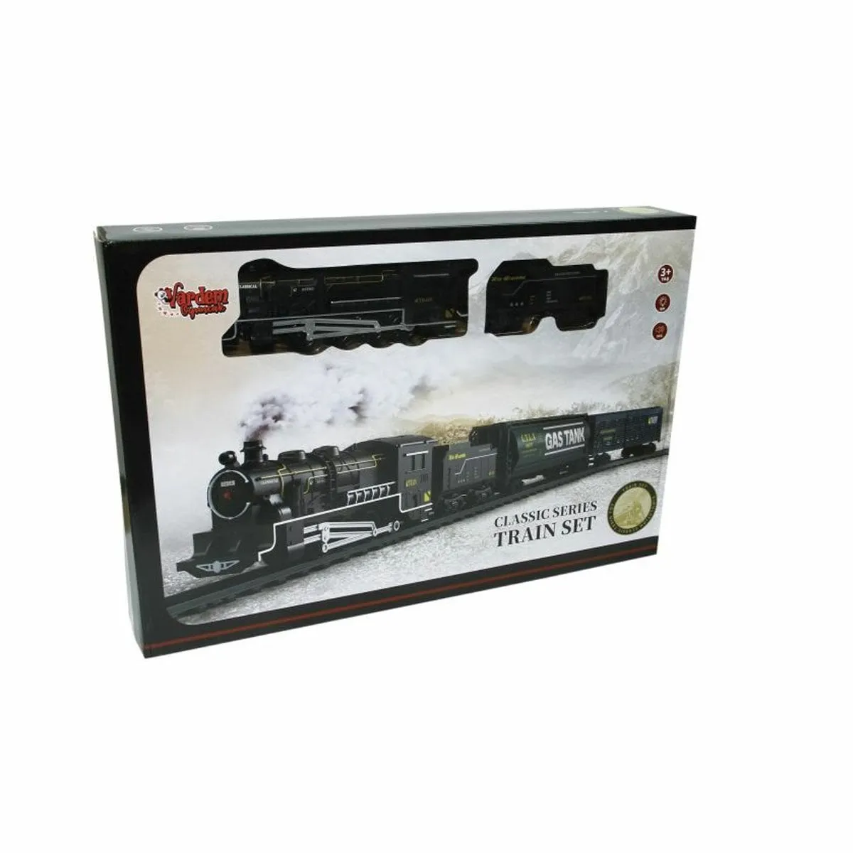 1601C-1 Işıklı ve Sesli 18 Parça Classic Tren - Vardem Oyuncak