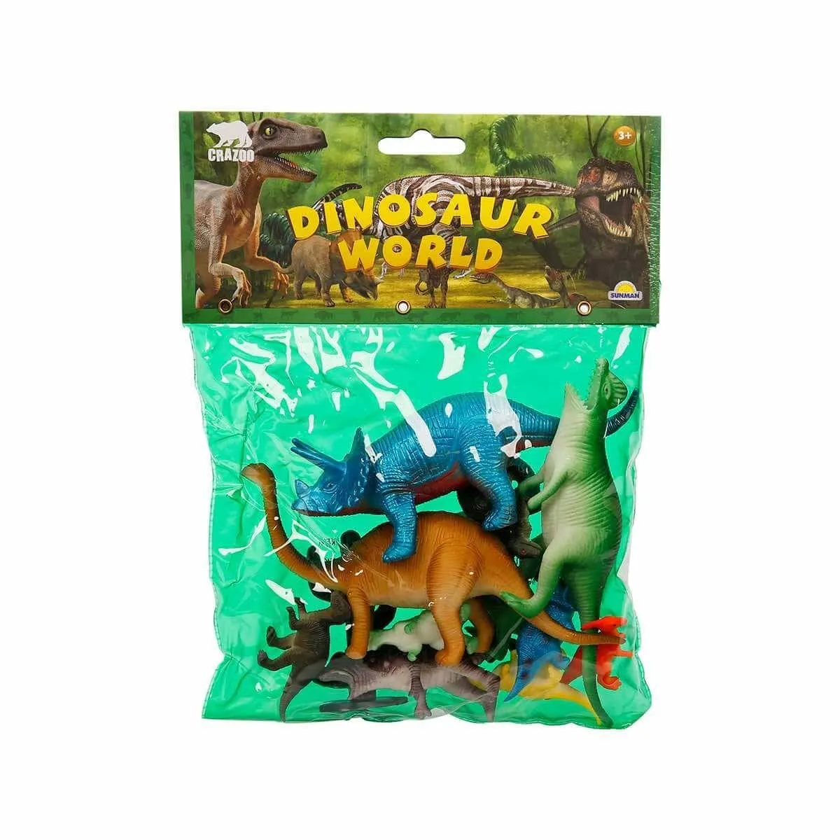 Dinozorların Dünyası Poşetli Hayvan Oyun Seti Orta Boy