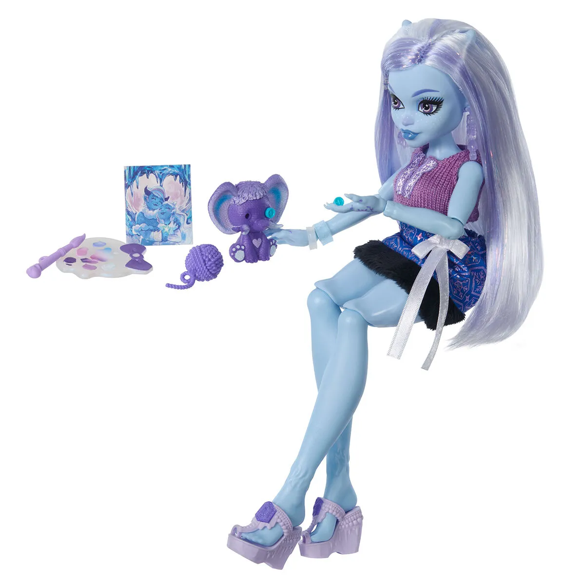 JHK44 Monster High - Abbey Bominable Self-Scare Secrets Wave — görsel 2