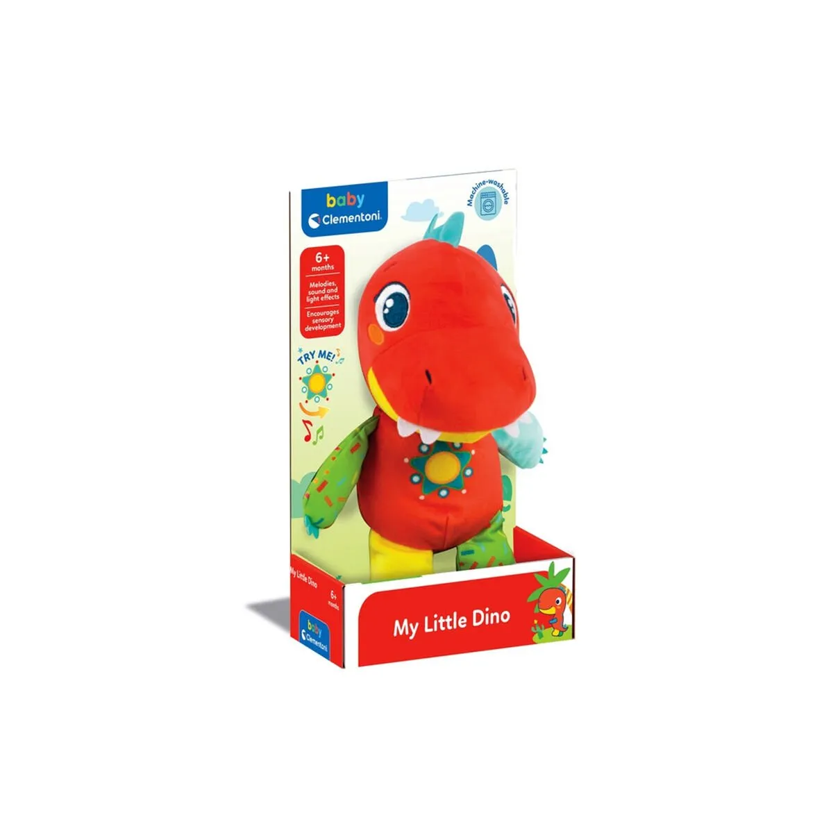 Baby Clementoni - Trex Dinozor Peluş Oyuncak — görsel 5