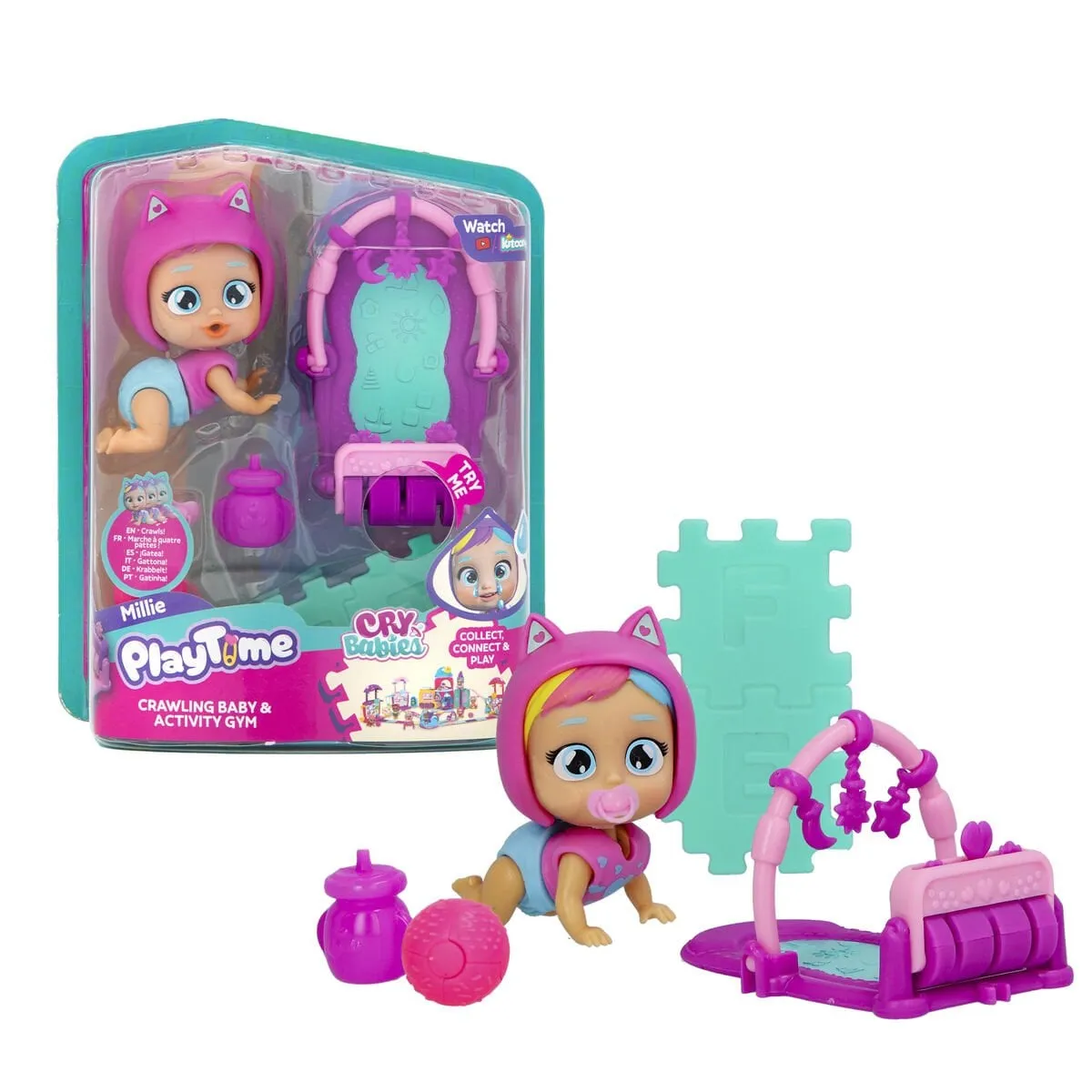 Cry Babies Play Time Mini Millie Bebek ve Aktivite Halısı