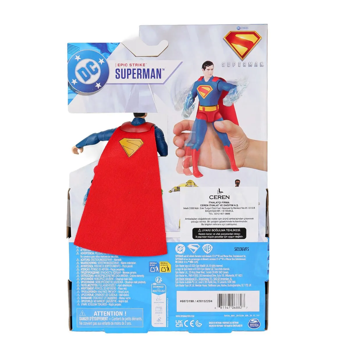 Superman Epic Strike Figür — görsel 6
