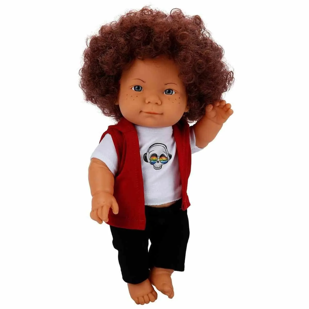 Sunman, Curly Kıvırcık Saçlı Bebek 35 cm — görsel 5