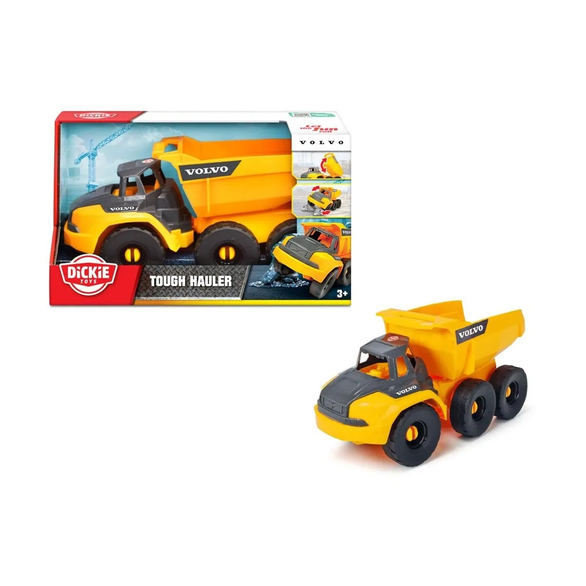Volvo Tough Hauler Freewheel moveable dump area articulated joint