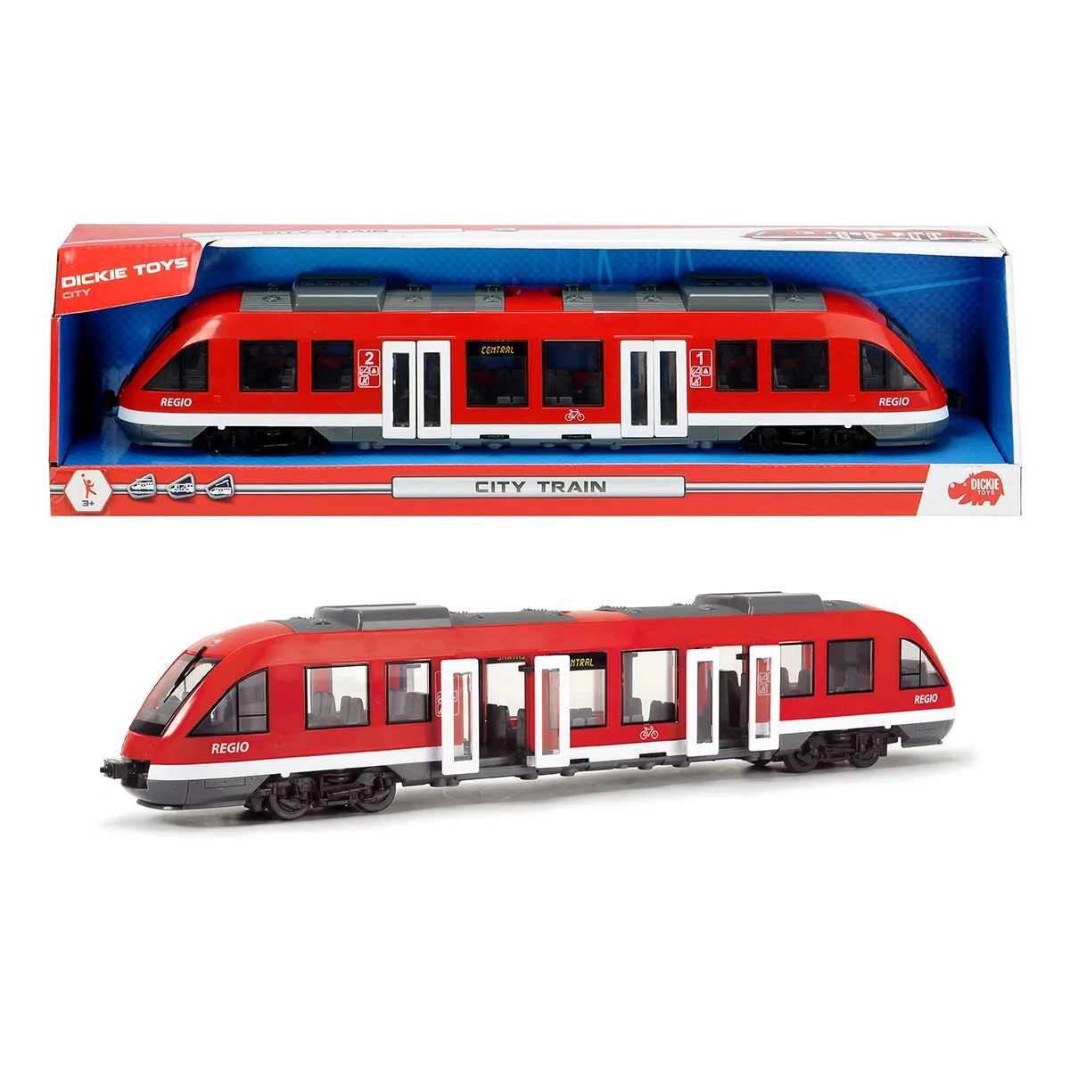 Dickie City Train
free wheel interior opening doors and roof 1 43 — görsel 6