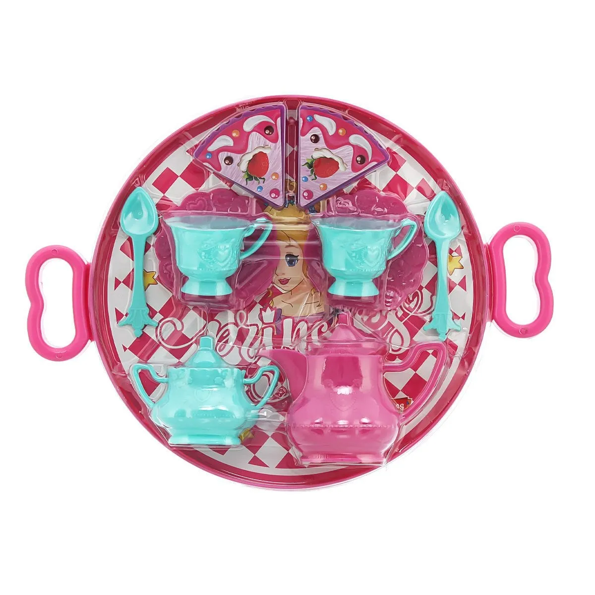 ERN-893 Heroes Toys Tepsili Çay ve Kek Seti