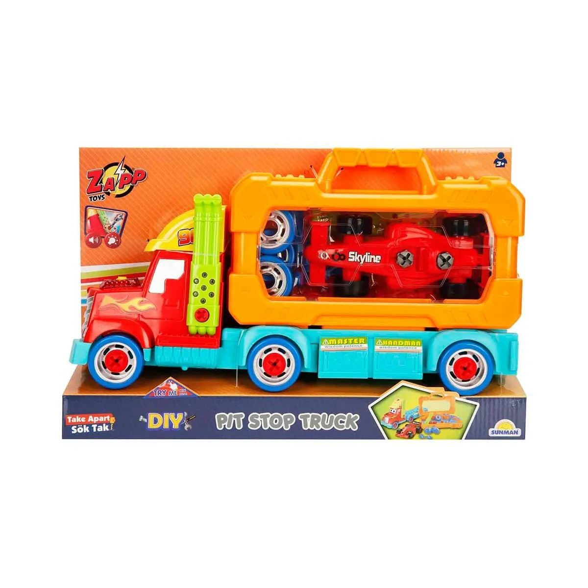 Zap-Sök Tak Transporter Çantalı Formula 12PRÇ Ses Işık