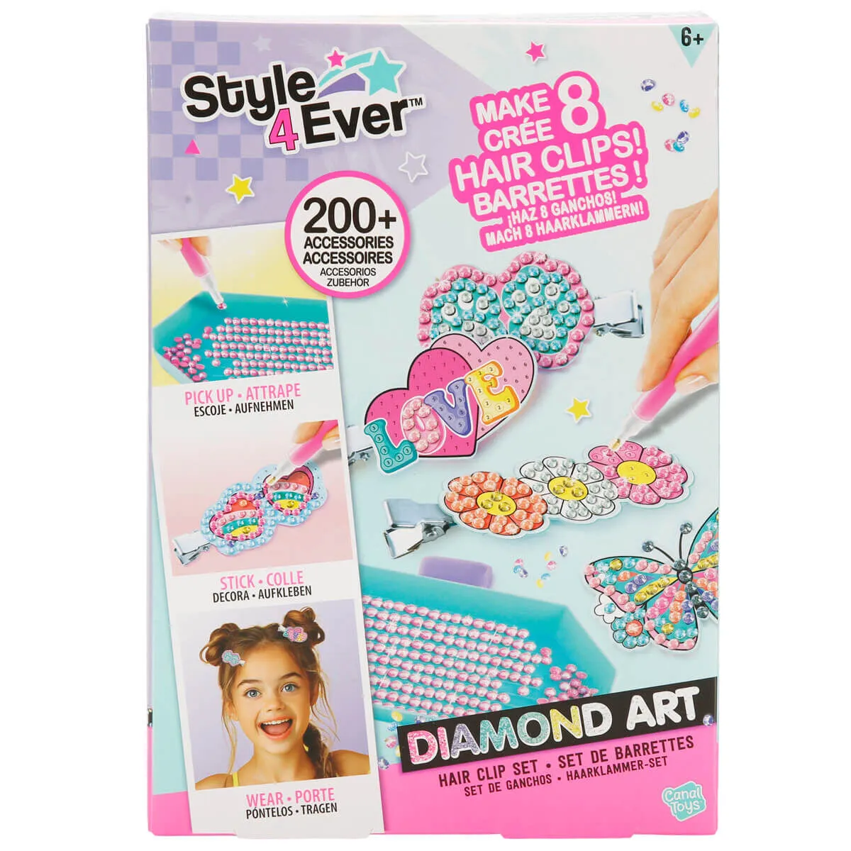 Style 4ever Diamond Art Saç Tokası Yapımı Seti (SUN-CNL-HOBİ) — görsel 5