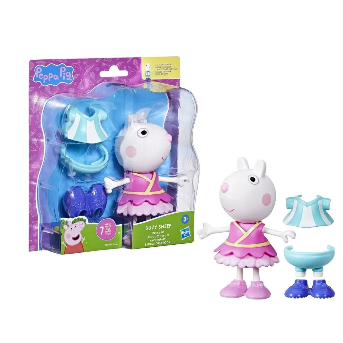 Peppa Pig ve Ailesi Kıyafetli Figür Seti +3 yaş