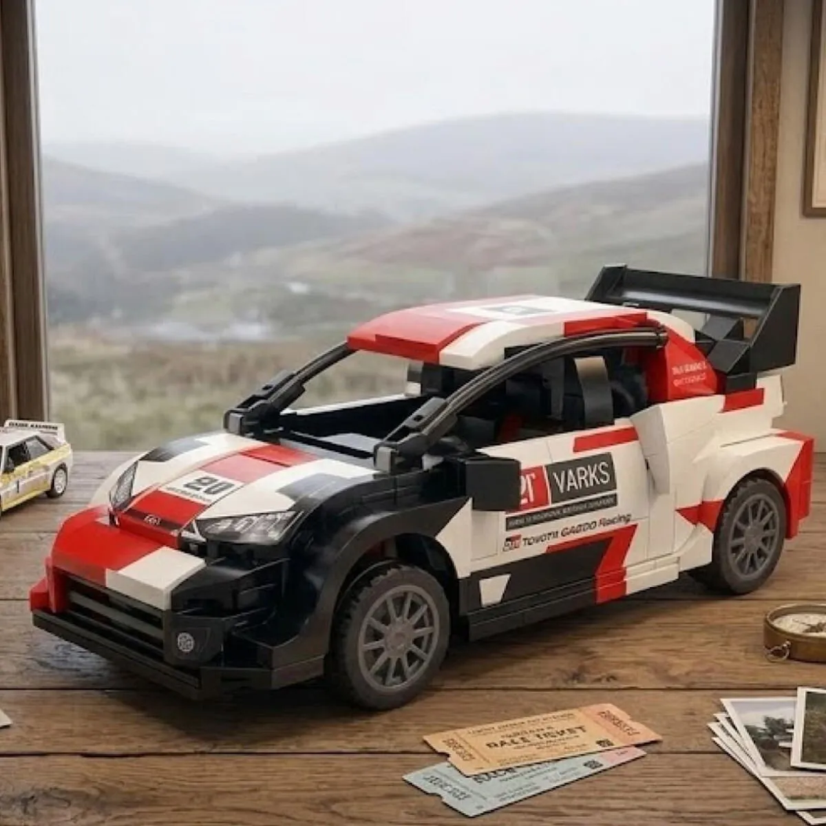 Cada Toyota Gr Yarış RALLY1 324 Parça Block Oyuncak — görsel 3